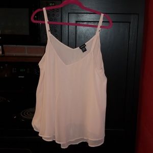 Torrid Sz. 1 Flowy Blush Pink Sleeveless Top